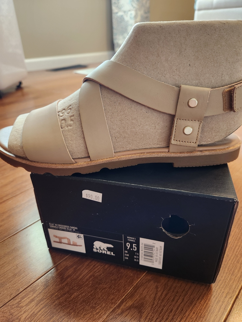 Sorel Women's Taupe Strappy Wedge Sandal